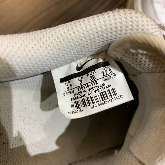 Nike Air Force 1 White - Women's US size 5.5 - Picture 7 of 8